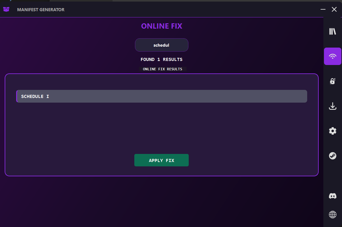 Online Fix