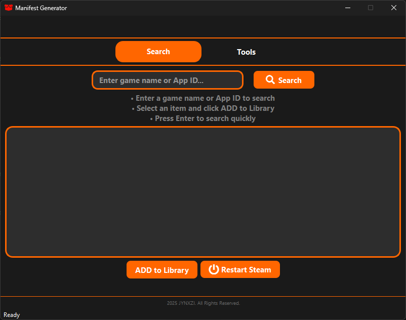 Manifest Generator Interface